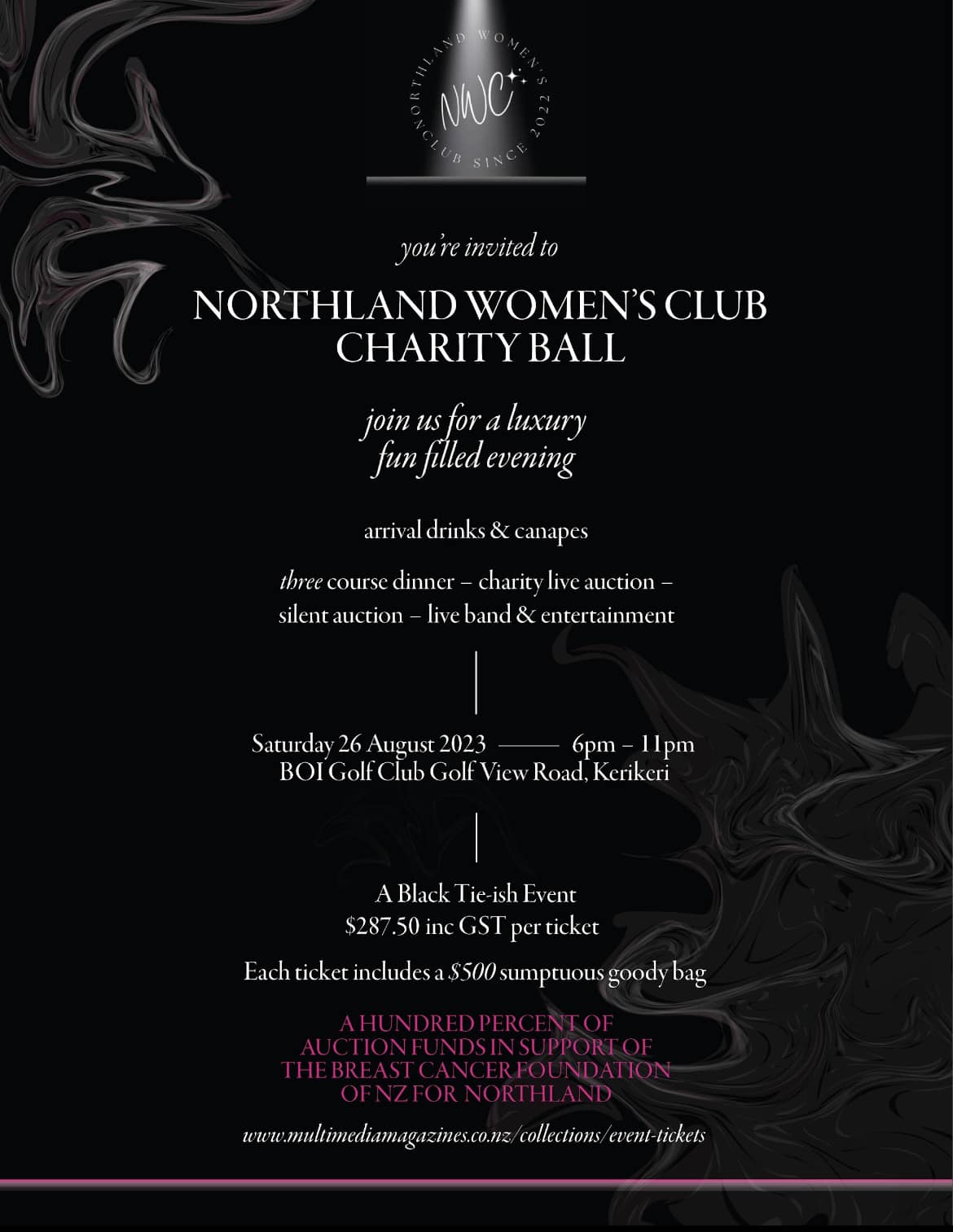 NWC Charity Ball | Saturday 26th August 2023